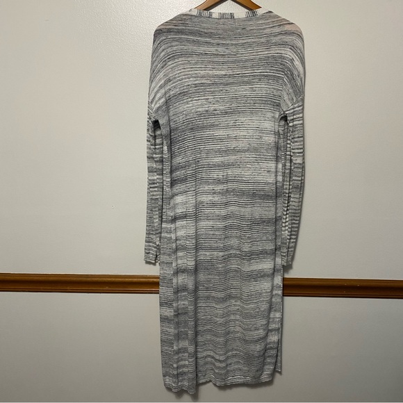 Lucky Brand Long Line Open Front Duster Cardigan Womens Size Medium Lagenlook - Picture 5 of 7